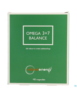 Natural energy omega 3+7 balance  caps 40