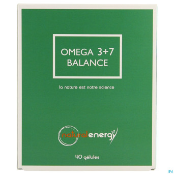 Natural energy omega 3+7 balance  caps 40