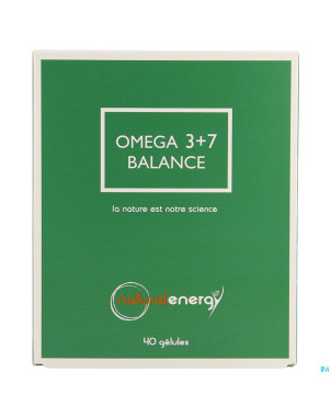 Natural energy omega 3+7 balance  caps 40