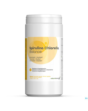 Natural energy spirulina chlor balance caps 1000