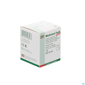 Mollelast haft bande adh latex free  6cmx 4m 89591