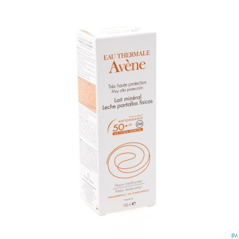 Avene sol spf50+ lait minerale t.haute prot. 100ml