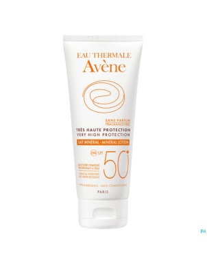 Avene sol spf50+ lait minerale t.haute prot. 100ml