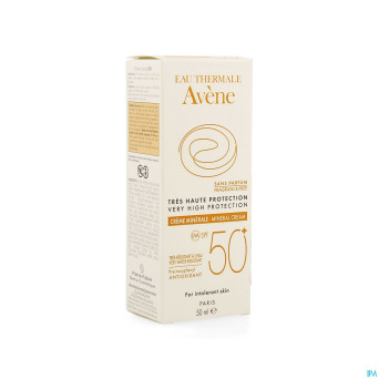 Avene sol creme minerale t.haute prot.spf50+  50ml