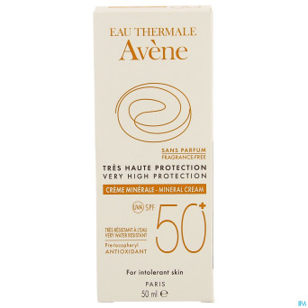 Avene sol creme minerale t.haute prot.spf50+  50ml