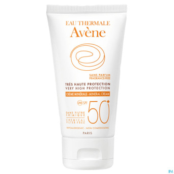 Avene sol creme minerale t.haute prot.spf50+  50ml