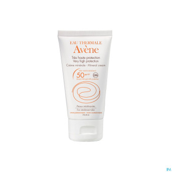 Avene sol creme minerale t.haute prot.spf50+  50ml