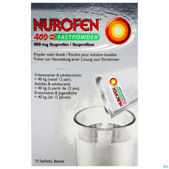 Nurofen 400 fastpowder 400 mg sach 10