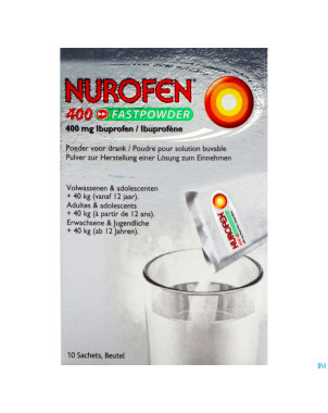Nurofen 400 fastpowder 400 mg sach 10