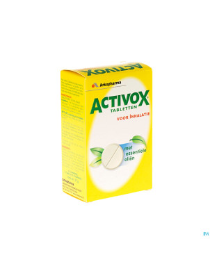 Activox comprimes pour inhalation tube 2x10
