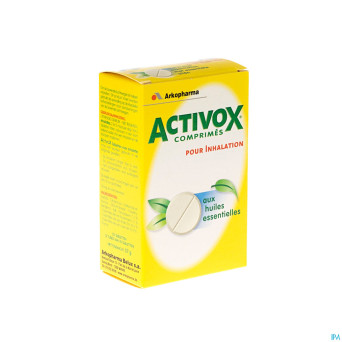 Activox comprimes pour inhalation tube 2x10