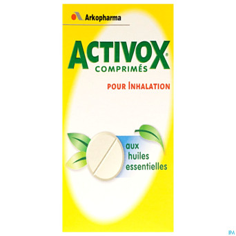 Activox comprimes pour inhalation tube 2x10