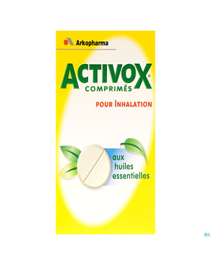 Activox comprimes pour inhalation tube 2x10