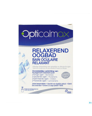 Opticalmax bain yeux relaxant 20x5ml
