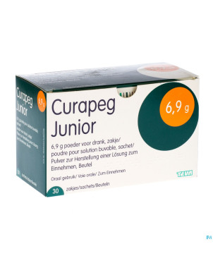 Curapeg junior 6,9 g poudre sol buv 30