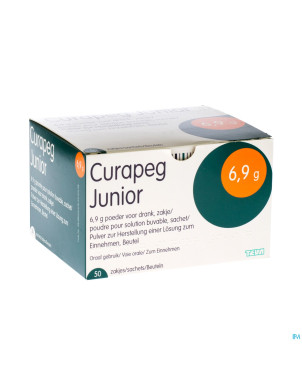 Curapeg junior 6,9 g poudre sol buv 50