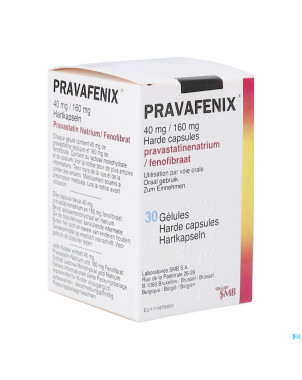 Pravafenix 40mg/160mg caps 30