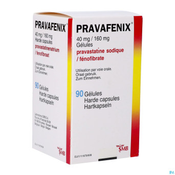 Pravafenix 40mg/160mg caps 90