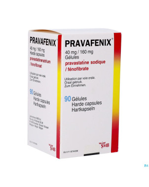 Pravafenix 40mg/160mg caps 90