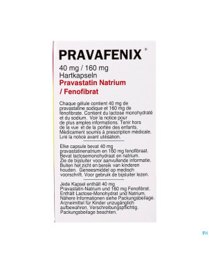 Pravafenix 40mg/160mg caps 90