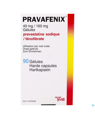 Pravafenix 40mg/160mg caps 90