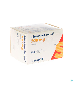 Ribavirine sandoz caps 168 x 200 mg