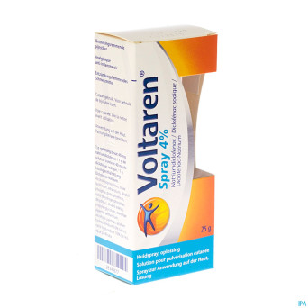 Voltaren spray 4% sol pour pulver cutanee 25,0g