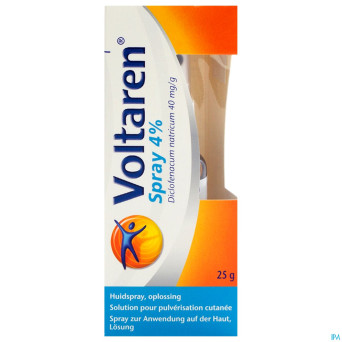 Voltaren spray 4% sol pour pulver cutanee 25,0g