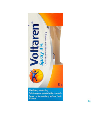 Voltaren spray 4% sol pour pulver cutanee 25,0g