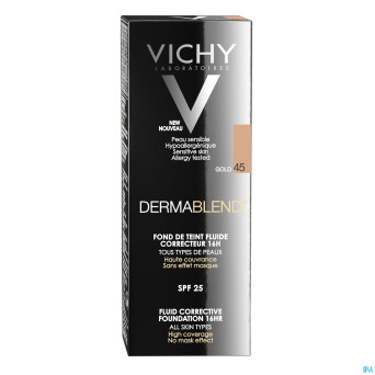 Vichy fdt dermablend fluide 45 gold 30ml