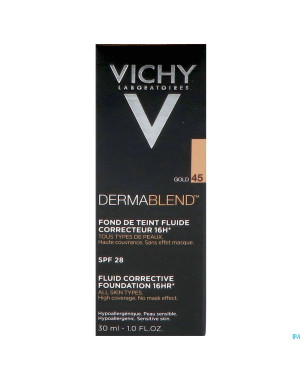 Vichy fdt dermablend fluide 45 gold 30ml