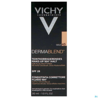 Vichy fdt dermablend fluide 45 gold 30ml