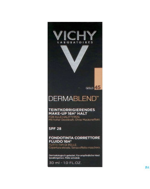 Vichy fdt dermablend fluide 45 gold 30ml