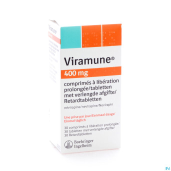 Viramune 400 mg comp liberation prol 30 x 400 mg