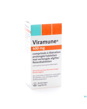 Viramune 400 mg comp liberation prol 30 x 400 mg