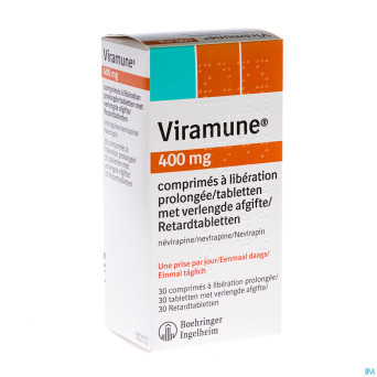 Viramune 400 mg comp liberation prol 30 x 400 mg