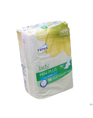 Tena lady mini plus wings 16 762300