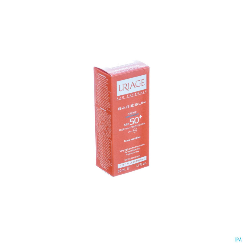 Uriage bariesun ip50+ cr n/parf p sens   50ml