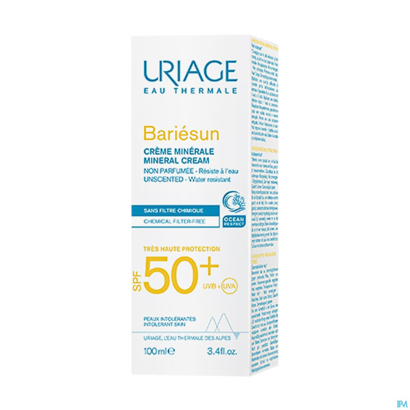 Uriage bariesun cr minerale ip50+ p allerg.100ml