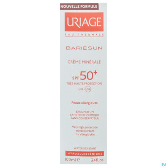 Uriage bariesun cr minerale ip50+ p allerg.100ml