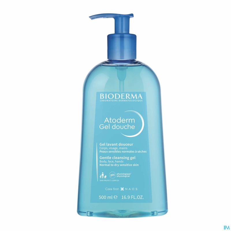 Bioderma atoderm gel douche    fl pompe 1l
