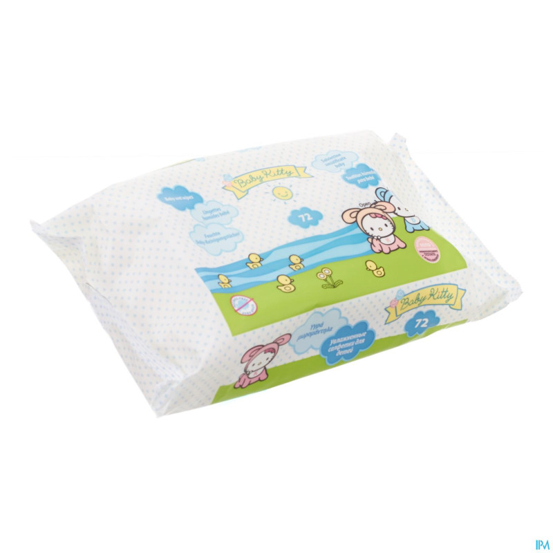 Hello kitty baby lingettes monopack 72