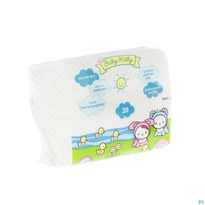 Hello kitty baby lingettes 20