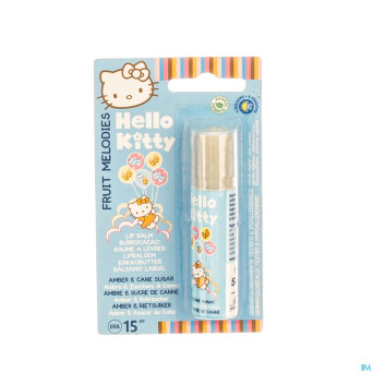 Hello kitty baume levres ambre-sucre de canne