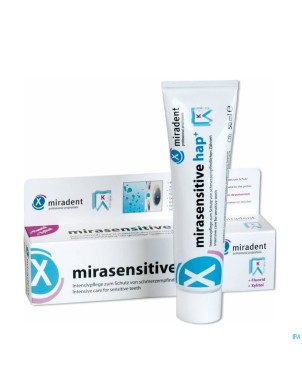 Miradent mirasensitive hap+ dentifrice 50ml