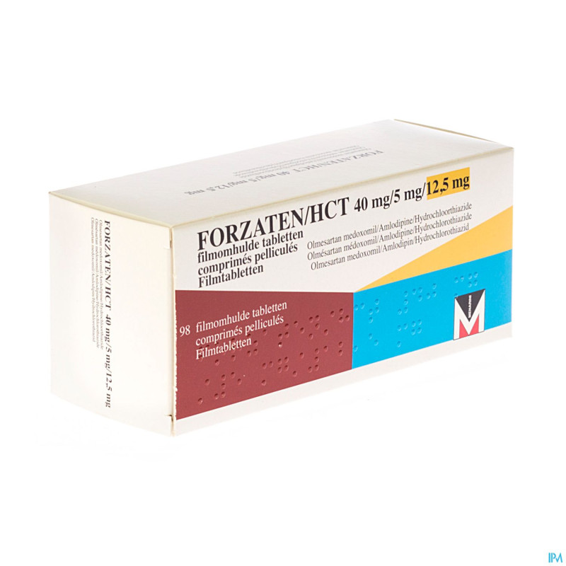 Forzaten/hct 40 mg/ 5 mg/12,5 mg comp pell 98