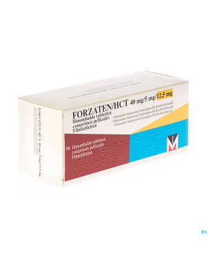 Forzaten/hct 40 mg/ 5 mg/12,5 mg comp pell 98