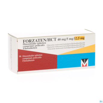 Forzaten/hct 40 mg/ 5 mg/12,5 mg comp pell 98