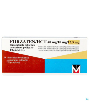 Forzaten/hct 40 mg/10 mg/12,5 mg comp pell 28