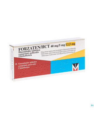 Forzaten/hct 40 mg/ 5 mg/12,5 mg comp pell 28